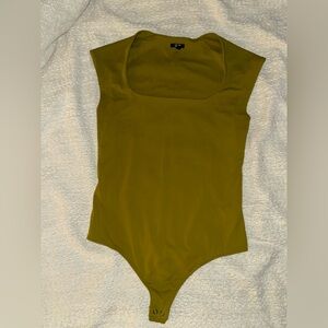 Express Body Contour Green Medium Bodysuit